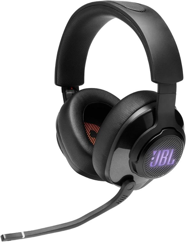 Photo 1 of JBL Quantum 400 - Wired Over-Ear Gaming Headphones with USB and Game-Chat Balance Dial - Black, Large
