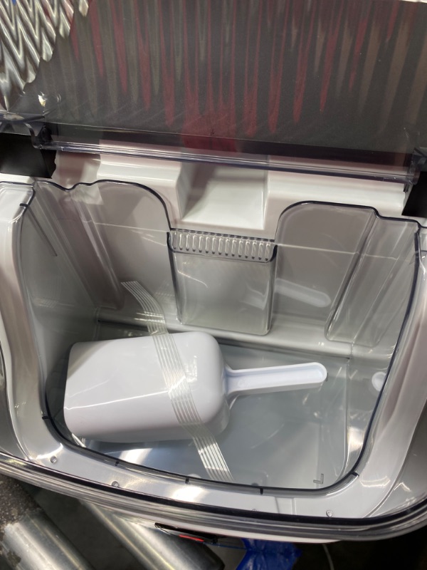 Photo 1 of COWSAR Nugget Ice Maker Countertop, Soft Chewable Nugget Ice Cubes Machine, One-Button Quick Ice Making 34Lbs/Day, Self-Cleaning, Portable Stainless Steel Ice Machine 34Lbs/24H Stainless Steel Silver 1