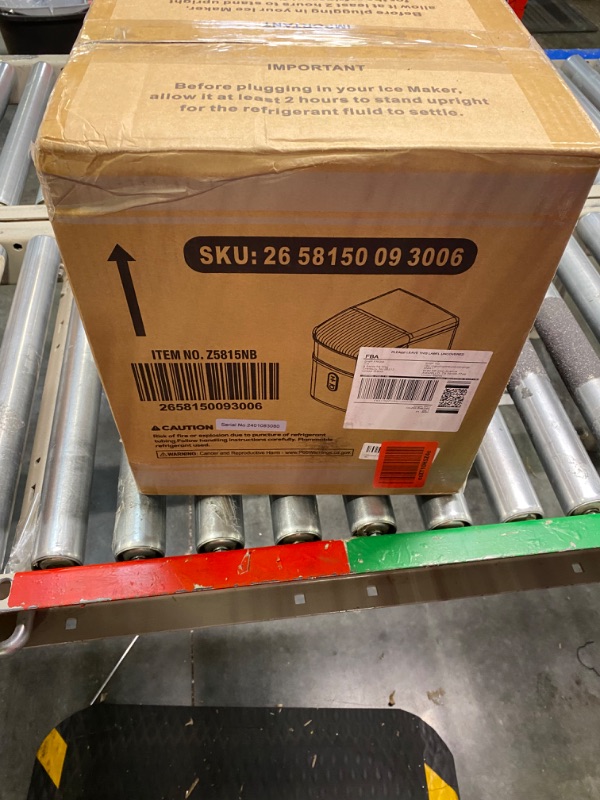 Photo 1 of COWSAR Nugget Ice Maker Countertop, Soft Chewable Nugget Ice Cubes Machine, One-Button Quick Ice Making 34Lbs/Day, Self-Cleaning, Portable Stainless Steel Ice Machine 34Lbs/24H Stainless Steel Silver 1