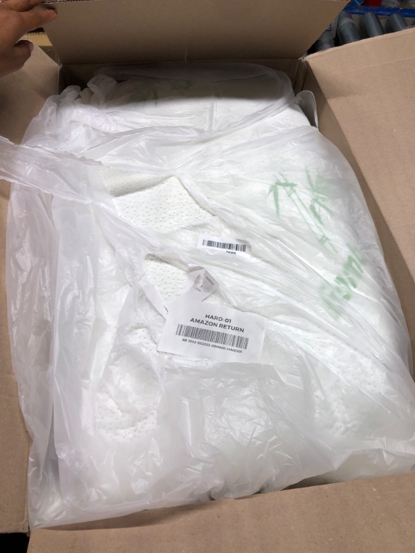 Photo 1 of King Size Rayon Derived from Bamboo Pillow, Shredded Memory Foam Bed Pillows Sets for Side, Back and Stomach Sleepers, Washable Cover, Cooling and Adjustable, King ** 1 ** 