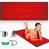 Photo 1 of UTK Red Light Therapy for Body Pain Relief, Red Light Therapy Belt Relieve Back and Joint Pain, 660nm Red and 850nm Infrared Light Therapy Device with Multifunction Controller