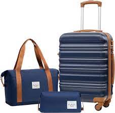 Photo 1 of 
Long vacation luggage three pieces maybe blue 20 inches