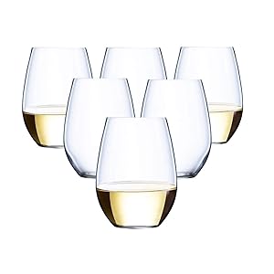 Photo 1 of 36 Piece Stemless Unbreakable Crystal Clear Plastic Wine 