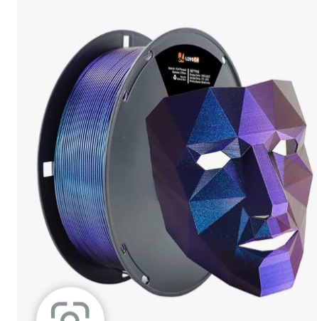 Photo 1 of 
Lovoon 3D dark blue and black 3D PLA Filament 1.75mm, Galaxy