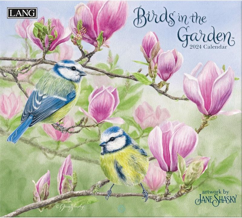 Photo 1 of LANG Birds In The Garden 2024 Wall Calendar (24991001895) Multi