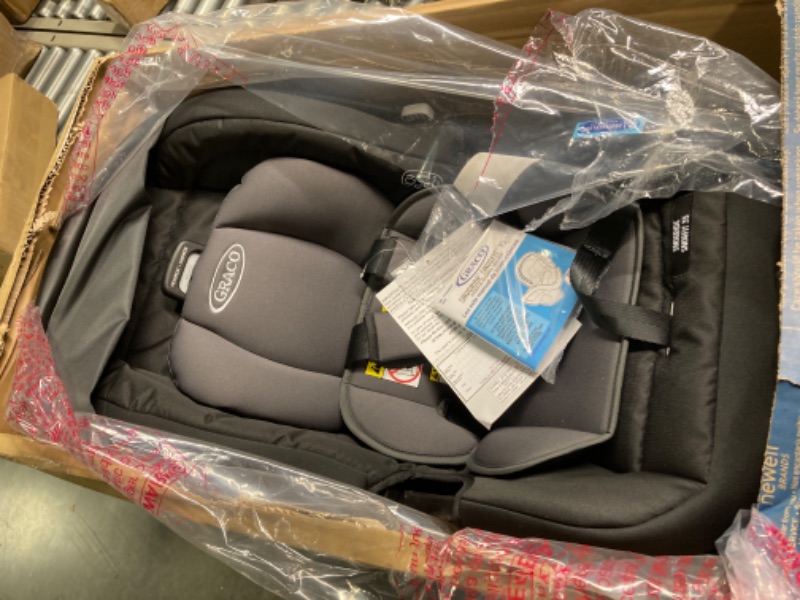 Photo 1 of Graco SnugFit 35 Infant Car Seat | Baby Car Seat with Anti Rebound Bar, Gotham With Anti-Rebound Bar 1 Count (Pack of 1) Gotham