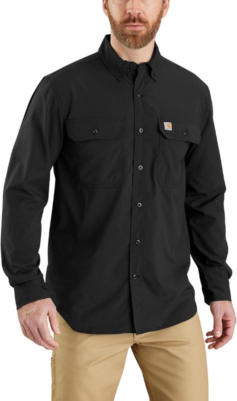 Photo 1 of Carhartt Men's Force Relaxed Fit Lightweight Long-Sleeve Shirt Size medium 