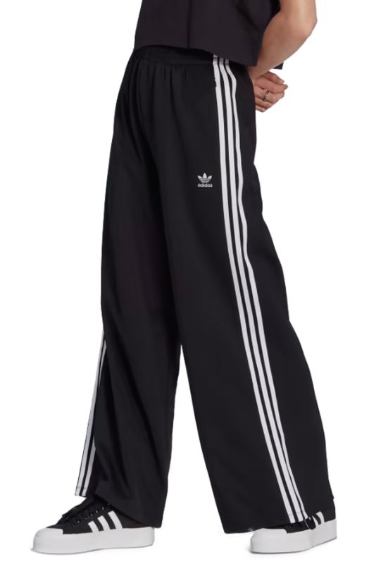 Photo 1 of Adicolor Classics Wide Leg Pants Black/White - Size Large
