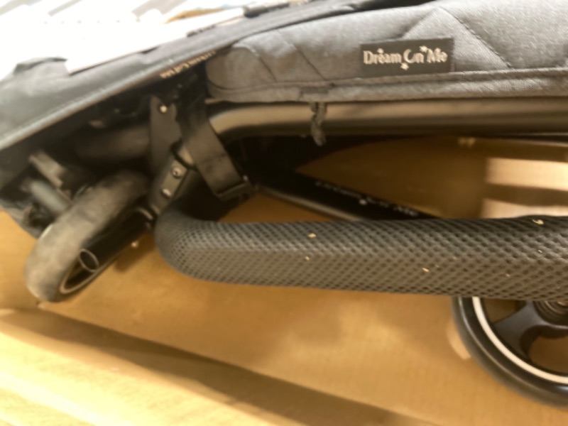 Photo 1 of Dream On Me Lightweight and Compact Coast Rider Stroller with One Hand Easy Fold, Adjustable Handles and Soft Ride Wheels, Black