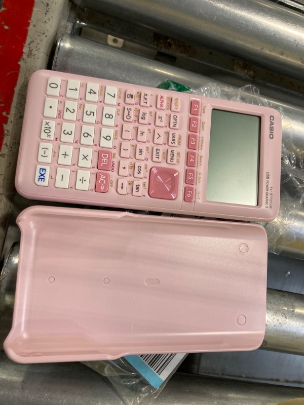 Photo 2 of Casio fx-9750GIII Pink Graphing Calculator (fx-9750GIII-PK) & fx-9750GIII White Graphing Calculator (fx-9750GIII-WE) Calculator + White Graphing Calculator