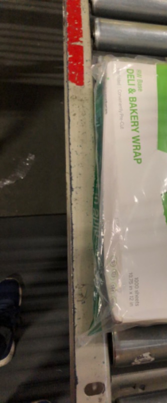 Photo 1 of Restaurantware Base 10.75 x 12 Inch Plastic Deli Sheets, 1000 Interfolded Butcher Plastic Wraps - Pre-Cut, Disposable, Clear Plastic Sandwich Wrap Sheets, Microwavable, Freezable 12" x 10.8" 1000 Count