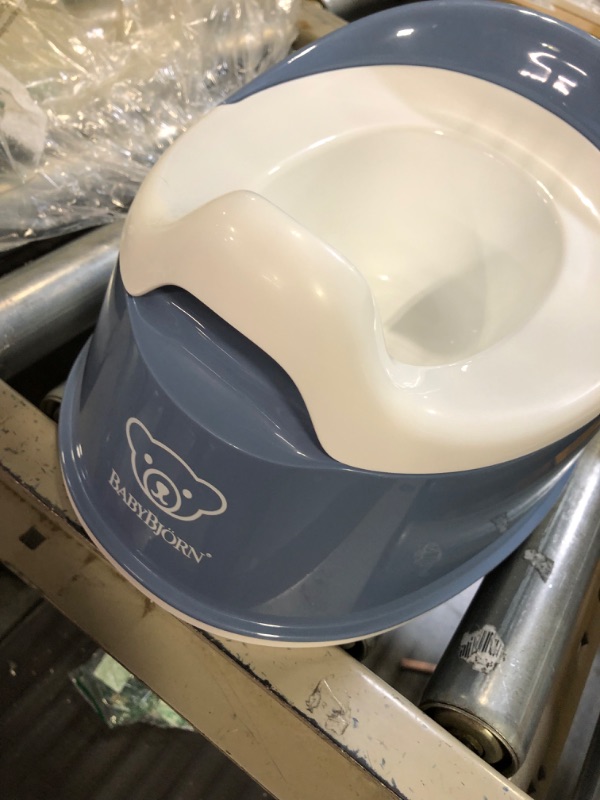 Photo 3 of BabyBjörn Smart Potty, Deep Blue/White