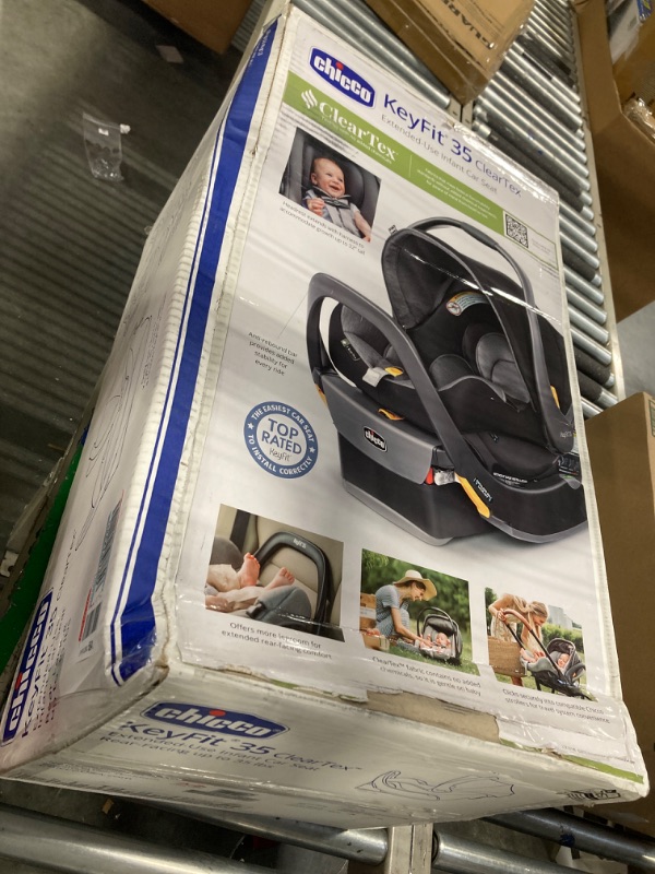 Photo 2 of Chicco KeyFit 35 ClearTex Infant Car Seat - Shadow | Black With ClearTex® No Chemicals Shadow/Black