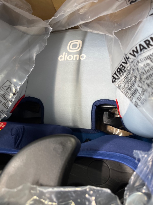 Photo 3 of Diono Cambria 2 XL 2022, Dual Latch Connectors, 2-in-1 Belt Positioning Booster Seat, High-Back to Backless Booster with Space and Room to Grow, 8 Years 1 Booster Seat, Blue NEW! Blue