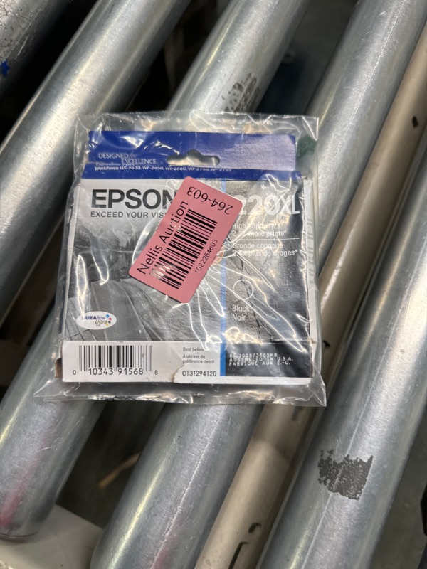 Photo 2 of EPSON T220 DURABrite Ultra -Ink High Capacity Black -Cartridge (T220XL120-S) for Select Epson Expression and Workforce Printers Black Ink