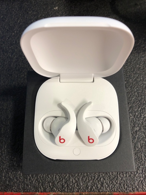 Photo 2 of Beats Fit Pro - True Wireless Noise Cancelling Earbuds - Apple H1 Headphone Chip, Compatible with Apple & Android, Class 1 Bluetooth®, Built-in Microphone, 6 Hours of Listening Time – Beats White Beats White Fit Pro