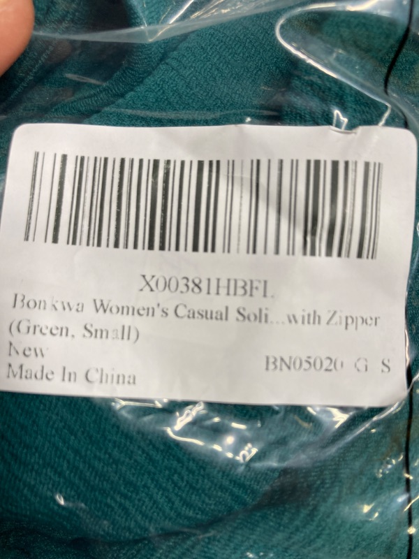 Photo 1 of Bonkwa Women's Casual dress with Zipper
(Green, Small)