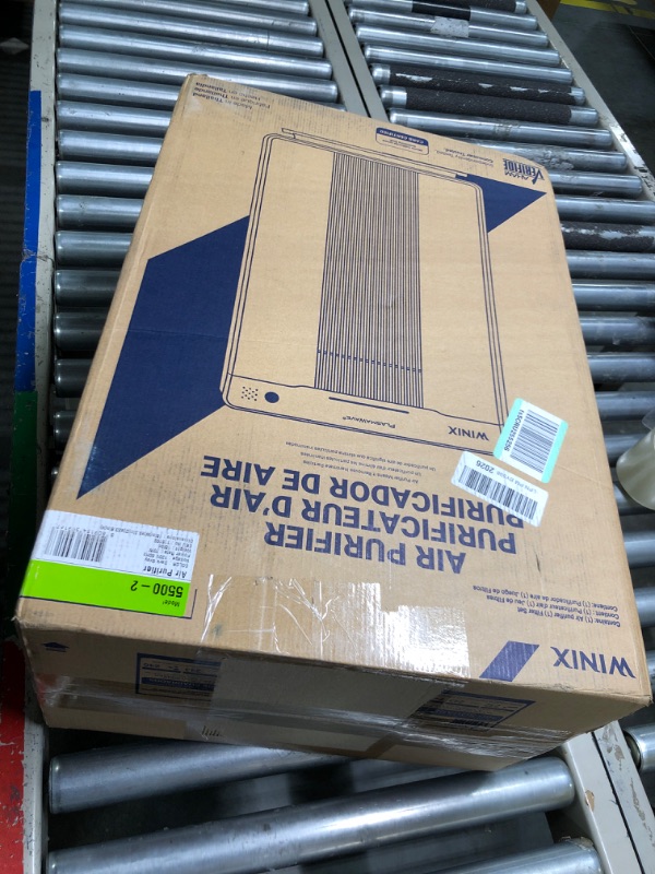 Photo 2 of ****USED*****Winix 5500-2 Air Purifier with True HEPA, PlasmaWave and Odor Reducing Washable AOC Carbon Filter Medium , Charcoal Gray