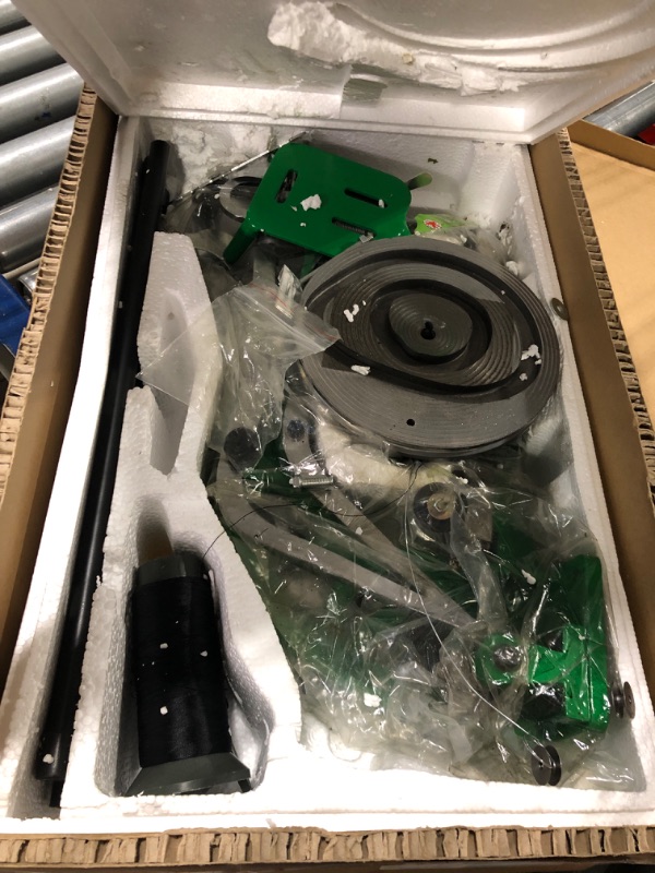 Photo 1 of IRONWALLS Leather Sewing Machine, Heavy Duty Metal Manual Hand Cobbler Shoe Stitching Repair Mending Machine with Dual Cotton Nylon Line Canvas for Bags Tents Clothes Quilts, Coats, Trousers Green