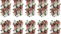Photo 1 of BLOSMON Artificial Flowers Wedding Centerpieces Decorations Fake Flowers 10 Pcs Dusty Pink Silk Floral Arrangement Dinning Table Runner Centerpiece, Rose Flower for Room Reception Table Decor