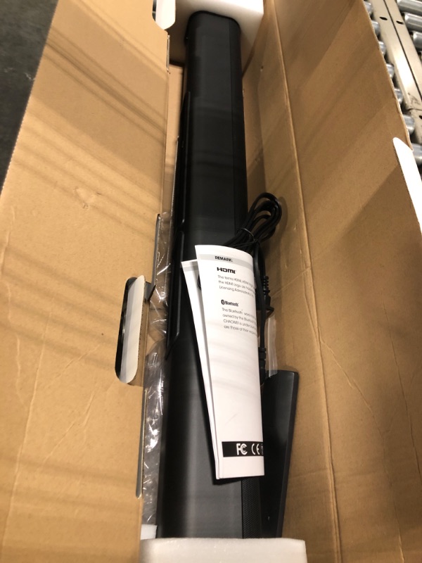 Photo 1 of Chaowei TV Speaker 37 Inch-Soundbar for TV with Builtin 4 Subwoofers,2.1 Sound Channel and Bluetooth,HDMI-ARC,Optical,AUX,USB,Coaxial Cable Connectivity via Remote Control