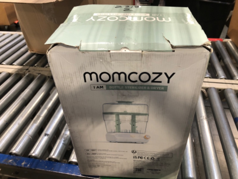 Photo 2 of Momcozy 3 Layers Large Bottle Sterilizer and Dryer, Fast Sterilize and Dry, Universal Bottle Sterilizer for All Bottles & Breast Pump Accessories, Touch Screen & Auto-Off Bottle Sanitizer