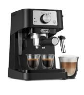 Photo 1 of ***** MAJOR DAMAGED******
 Stilosa Manual Espresso Machine, Latte & Cappuccino Maker, 15 Bar Pump Pressure + Manual Milk Frother Steam Wand 