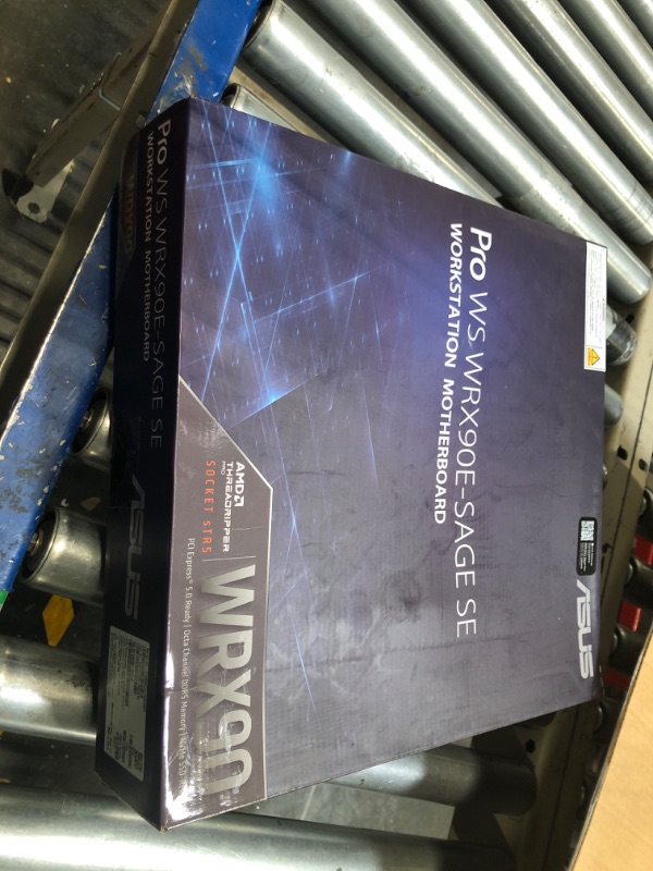 Photo 2 of ASUS Pro WS WRX90E-SAGE SE EEB Workstation Motherboard, AMD Ryzen™ Threadripper™ PRO 7000 WX-Series, ECC R-DIMM DDR5, 32 Power-Stage,7xPCIe 5.0x16, PCIe 5.0 M.2, 10Gb & 2.5Gb LAN, Multi-GPU Support