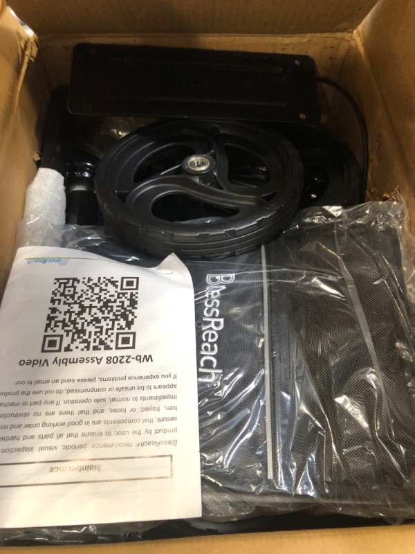 Photo 1 of Economy Knee Scooter, Steerable Knee Walker, Foldable Knee Scooters for Foot Injuries Adult Best Crutches Alternative Black.