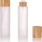 Photo 3 of 12 pcs Empty 4oz /120ml bamboo lid Frost glass spray bottle with fine mist despenser head for liquid perfume toiletries containers, toner bottles
 
