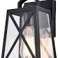 Photo 1 of ASHOP Outdoor Wall Lantern Black Outdoor Wall Sconce 1 Light Outdoor Light Fixture with Clear Glass Shade