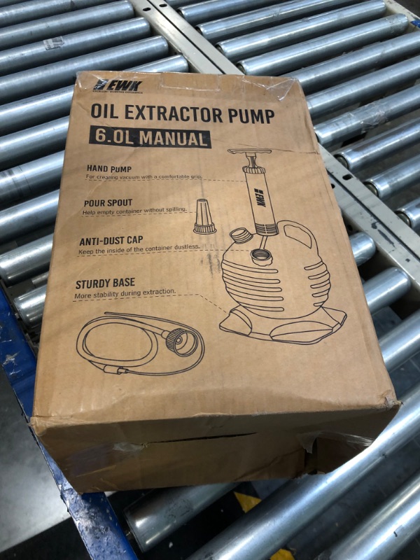 Photo 1 of EWK 6L Vacuum Oil Extractor Pump Fluid Extractor Oil Change Pump for Automotive and Marine