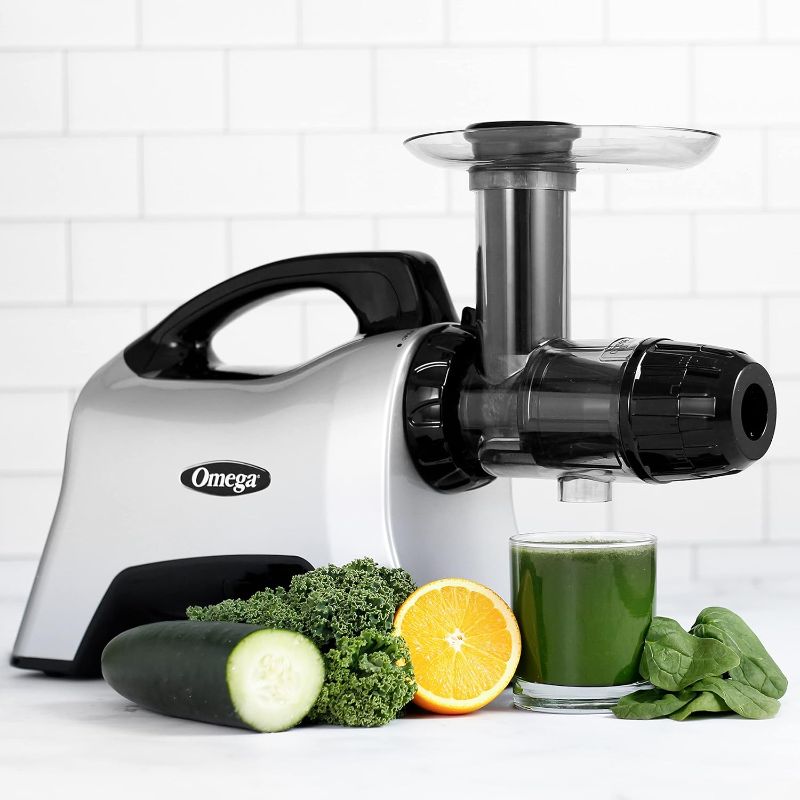 Photo 1 of ***MISSING PARTS****
Omega Juicer NC1000HDS Juice Extractor and Nutrition System Slow Masticating BPA-FREE with Quiet Motor and Reverse Easy to Clean, 200-Watt, Silver