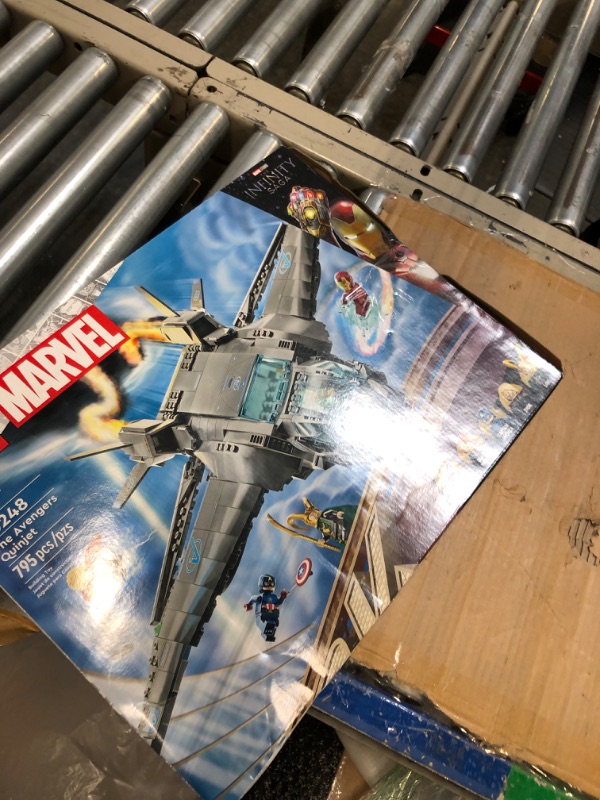 Photo 1 of LEGO Marvel The Avengers Quinjet 76248, Spaceship Building Toy Set with Thor, Iron Man, Black Widow, Loki and Captain America Minifigures, Infinity Saga Standard Packaging