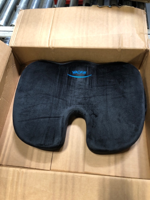 Photo 3 of WAOAW Seat Cushion for Office Chair Memory Foam Car Seat Cushion for Coccyx,Hip,and Tailbone Pain