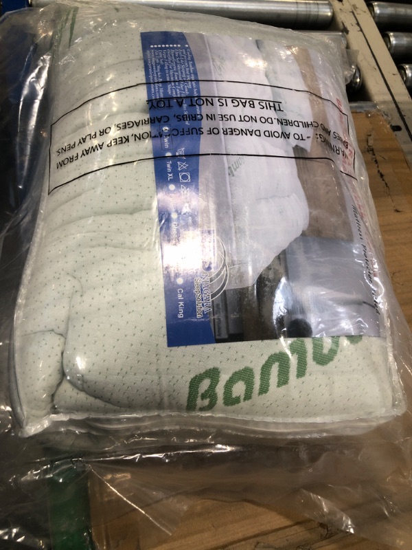 Photo 2 of ***NEEDS TO BE CLEANED***Bamboo Mattress Topper Twin Cooling Breathable Extra Plush Thick Fitted 8-20 Inches Pillow Top Mattress Pad Rayon Cooling Ultra Soft (Bamboo, Twin 39x75 Inches)