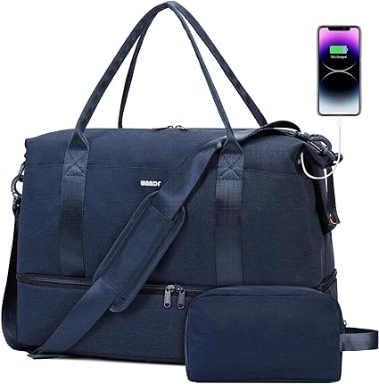 Photo 1 of For Spirit Airlines 18x14x8 Personal Item Bag Underseat Carry On Bag with Wet Pocket & Shoe Compartment & USB Charging Port