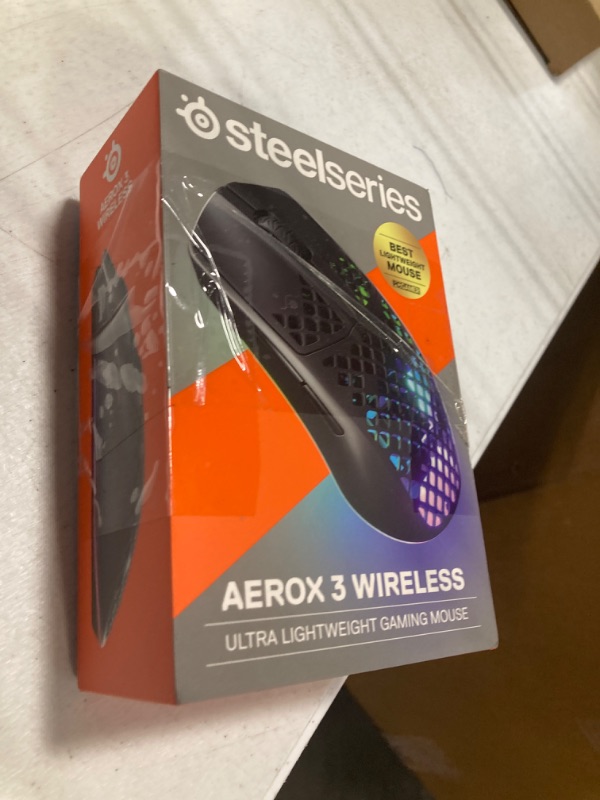 Photo 2 of Aerox 3 Super Light Honeycomb Wireless RGB Optical Gaming Mouse