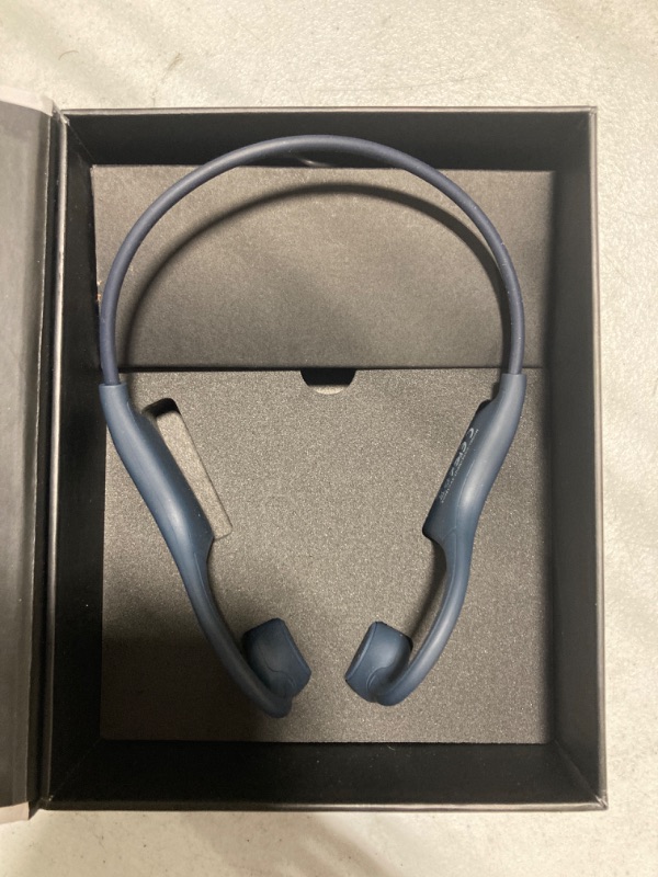 Photo 1 of Bone Conduction Headphones, Sports Headphones Wireless Bluetooth 5.3 with Mic, IPX7 Waterproof Sweatproof Open Ear Headphones for Running, Cycling, Gym(Dark Blue)