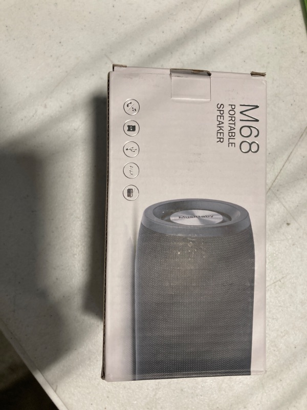 Photo 1 of Bluetooth Speaker,MusiBaby Speaker,Wireless,Outdoor,Waterproof,Portable Speaker,Dual Pairing,Bluetooth 5.0,Loud Stereo,Booming Bass,1500 Mins Playtime for Home&Party,Gifts(Blk)

