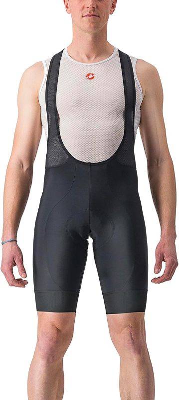 Photo 1 of Castelli Men’s Entrata 2 Bibshort for Road and Gravel Biking I Cycling  (LARGE)
