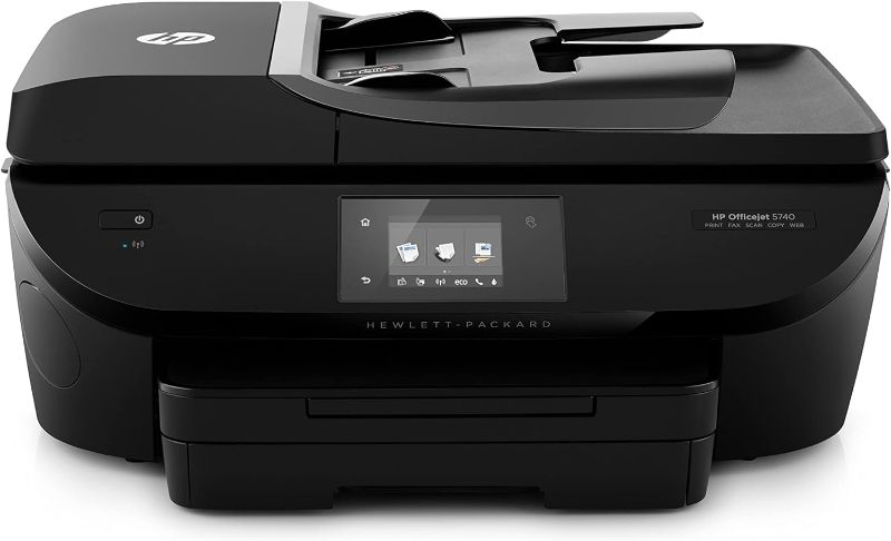 Photo 1 of HP OfficeJet 5740 All-in-One Wireless Printer with Mobile Printing, HP Instant Ink or Amazon Dash replenishment ready (B9S76A) ***HEAVYLY USED / no power cable***
