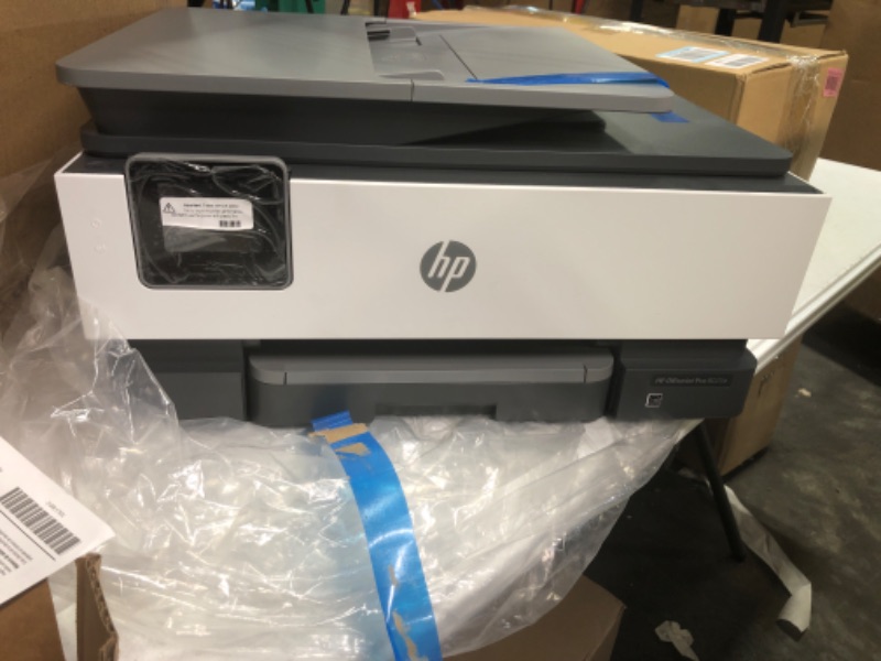 Photo 3 of HP OfficeJet Pro 8025e Wireless Color All-in-One Printer with bonus 6 free months Instant Ink with HP+ (1K7K3A), Gray
