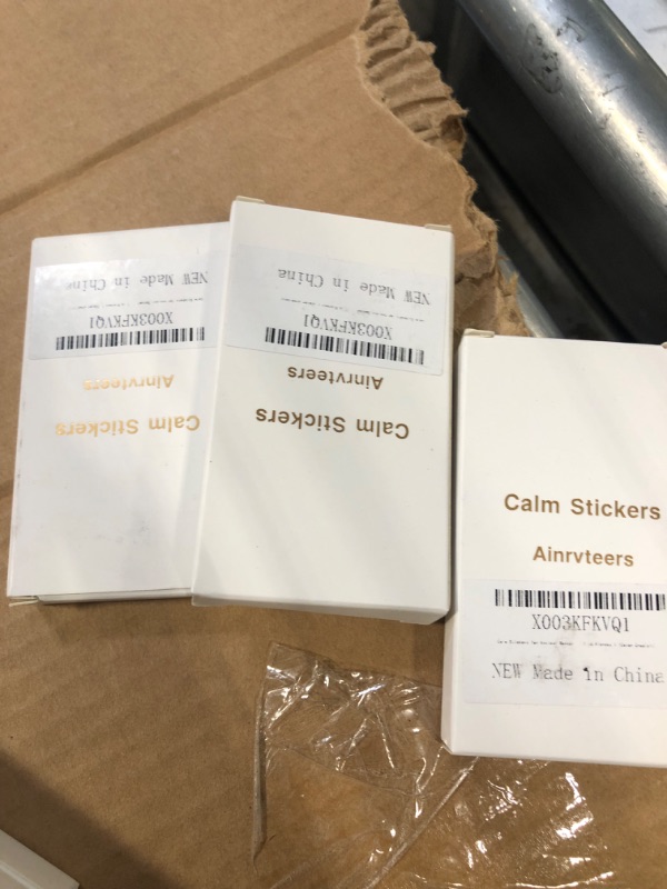 Photo 2 of  3 pack***Calm Stickers for Anxiety Sensory Stickers Anti Stress Tactile Textured Stickers Combined with Breathing Exercise for Fidget Strips Suitable for Children and Adults (12 PCS) Animals and Plants