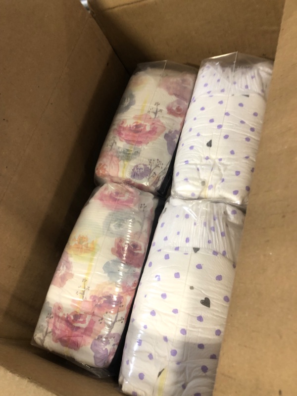 Photo 1 of The Honest Company Clean Conscious Diapers | Plant-Based, Sustainable | Barnyard Babies + It’s A Pawty | Super Club Box, Size 7 (41+ lbs), 64 Count Size 7 (64 Count) Barnyard Babies + It's a Pawty