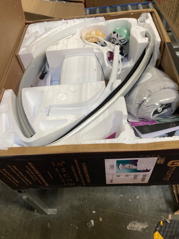 Photo 1 of 4moms MamaRoo Multi-Motion Baby Swing, Bluetooth Baby Swing with 5 Unique Motions, Grey Gray