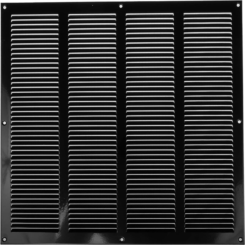 Photo 1 of 16" x 16" Inch Brown Air Vent Cover - Steel Return Air Grilles - for Ceiling and Sidewall - HVAC - with Protection Screen (15.74 x 15.74 Inch, Brown)