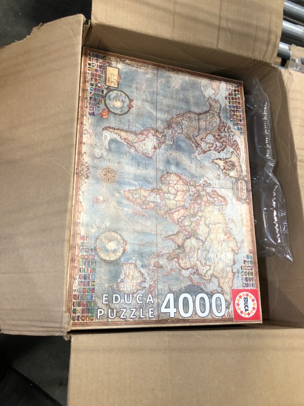 Photo 1 of 4,000 Piece Puzzle - The World Map
