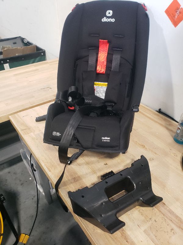 Photo 9 of *DIONO item is inside Graco box*
looks lightly used
Diono Radian 3R, 3-in-1 Convertible Car Seat, Rear Facing & Forward Facing, 10 Years 1 Car Seat, Slim Fit 3 Across, Jet Black Radian 3R Fits 3 Across Black Jet