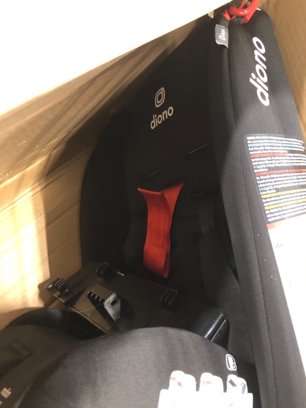 Photo 5 of *DIONO item is inside Graco box*
looks lightly used
Diono Radian 3R, 3-in-1 Convertible Car Seat, Rear Facing & Forward Facing, 10 Years 1 Car Seat, Slim Fit 3 Across, Jet Black Radian 3R Fits 3 Across Black Jet